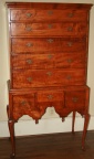 American Queen Anne 18th Century Tiger Maple Highboy