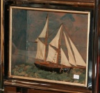 Sailing Ship Model in Shadow Box