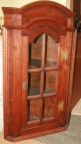 Petite French 18th c. Fruitwood corner Cupboard