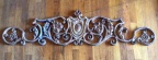 Antique cast iron architectural element