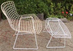 Bertoia Chair &amp; Ottoman 2